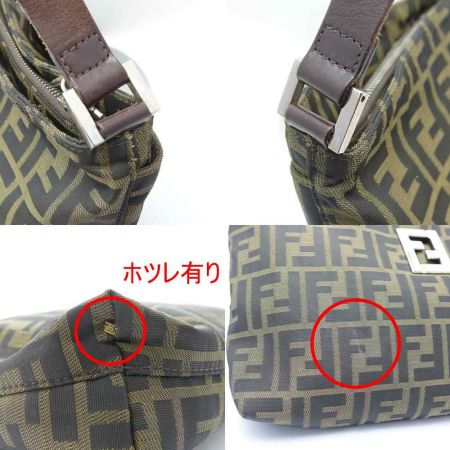  FENDI フェンディ ズッカ　セミショルダー 16163 ブラウン 一部地域を除き送料無料