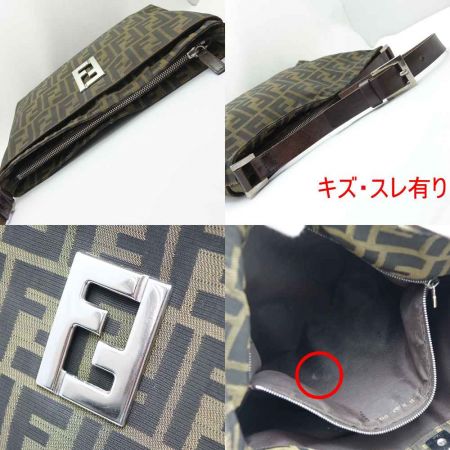  FENDI フェンディ ズッカ　セミショルダー 16163 ブラウン 一部地域を除き送料無料
