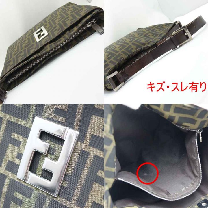 FENDI フェンディ ズッカ セミショルダー 16163 ブラウン 一部地域を 
