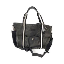 ◆◆ 森野帆布 トートバッグ　メンズ　角スレあり ブラック Bランク