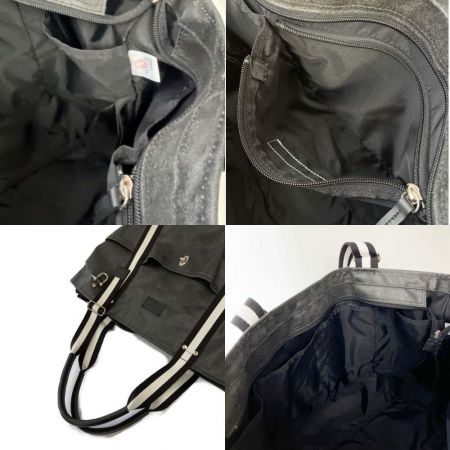  森野帆布 トートバッグ　メンズ　角スレあり ブラック