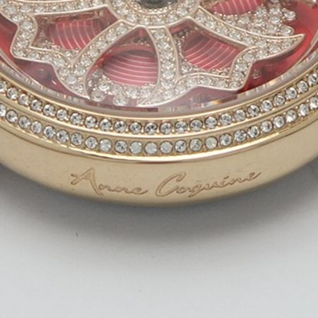  AnneCoquine 腕時計　箱付き レッド 一部地域を除き送料無料