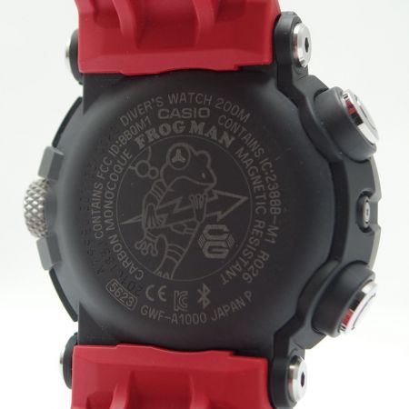  CASIO カシオ G-SHOCK フロッグマン　タフソーラー GWF-A1000 レッド