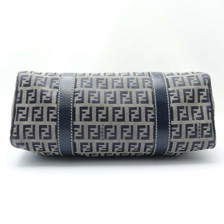  FENDI フェンディ ハンドバッグ キャンバス ネイビー 【一部地域を除き送料無料】