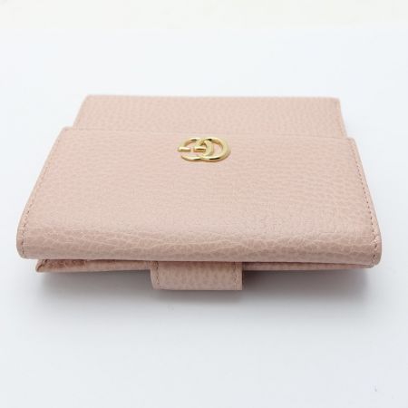  GUCCI グッチ 二つ折り財布　 456122 ライトピンク 一部地域を除き送料無料