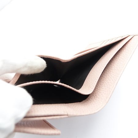  GUCCI グッチ 二つ折り財布　 456122 ライトピンク 一部地域を除き送料無料