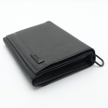  COMME CA MEN コムサメン 2つ折り財布 ブラック 【送料無料】