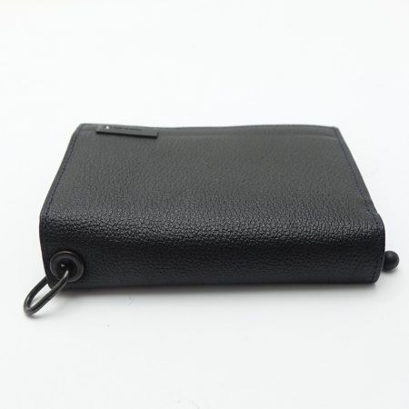  COMME CA MEN コムサメン 2つ折り財布 ブラック 【送料無料】