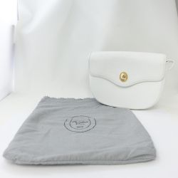 ◆◆ Christian Dior クリスチャンディオール ショルダーバッグ　 ホワイト 一部地域を除き送料無料 Bランク