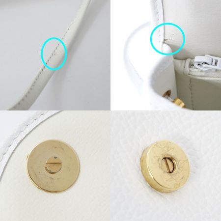  Christian Dior クリスチャンディオール ショルダーバッグ　 ホワイト 一部地域を除き送料無料