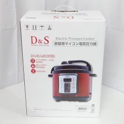 ◆◆ D&S 家庭用マイコン電気圧力鍋 STL-EC50R 赤 一部地域を除き送料無料 Aランク
