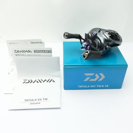  DAIWA ダイワ TATULA SV TW 8.1R　ベイトリール TATULA SV TW 8.1R 一部地域を除き送料無料