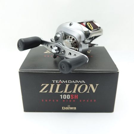  DAIWA ダイワ ZILLION 100SH ベイトリール ZILLION 100SH シルバー 一部地域を除き送料無料