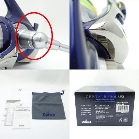 DAIWA ダイワ CERTATE 3500 HD CUSTOM　スピニングリール CERTATE 3500 一部地域を除き送料無料