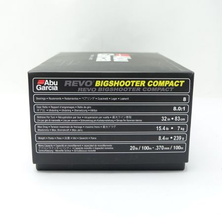  Abu Garcia アブガルシア REVO BIG SHOOTER COMPACT　ベイトリール REVO BIG SHOOTER COMPACT 一部地域を除き送料無料