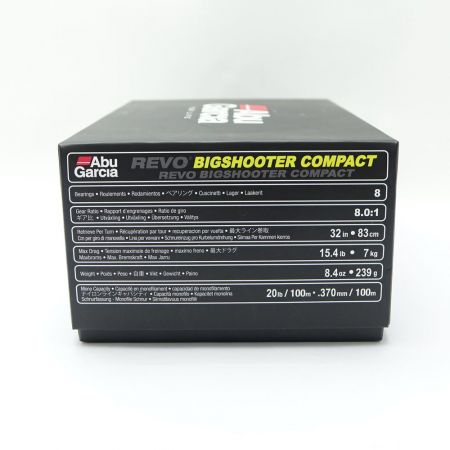  Abu Garcia アブガルシア REVO BIG SHOOTER ベイトリール REVO BIG SHOOTER 一部地域を除き送料無料