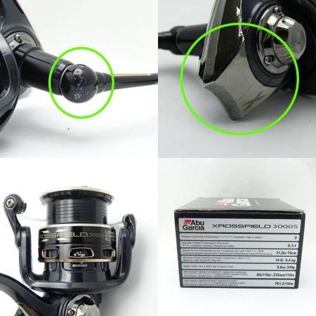  Abu Garcia アブガルシア スピニングリール  XROSSFIELD 3000S 一部地域を除き送料無料
