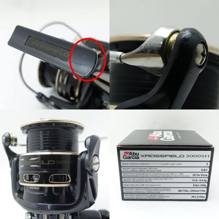  Abu Garcia アブガルシア スピニングリール　XROSSFIELD 3000SH 一部地域を除き送料無料