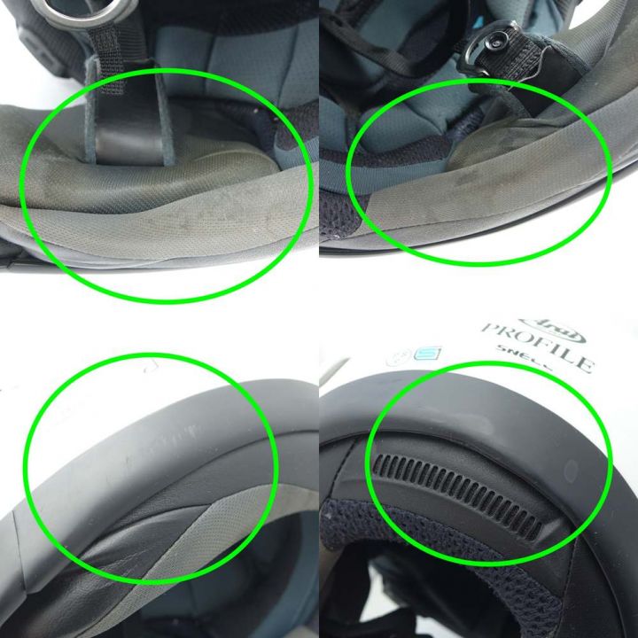 Arai アライ バイク用品 ヘルメット キズあり M2005 ホワイト - 中古