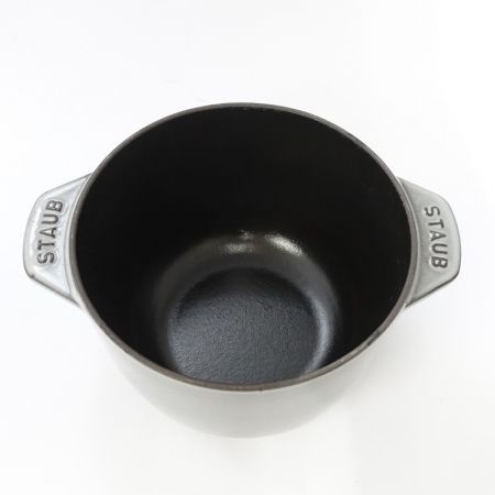  STAUB ラ・ココット de GOHAN 16cm グレー 一部地域を除き送料無料