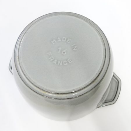  STAUB ラ・ココット de GOHAN 16cm グレー 一部地域を除き送料無料