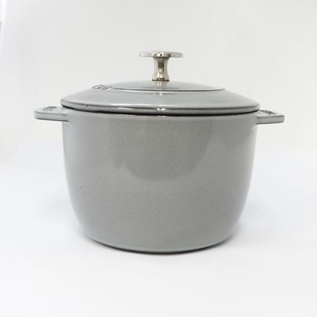  STAUB ラ・ココット de GOHAN 16cm グレー 一部地域を除き送料無料