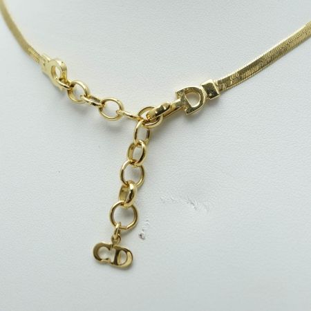  Christian Dior クリスチャンディオール チョーカー　ネックレス ゴールド 一部地域を除き送料無料