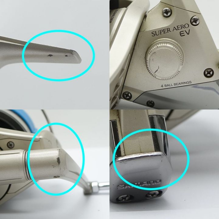 SHIMANO シマノ リール SUPER AERO EV 替えスプール付 - 中古