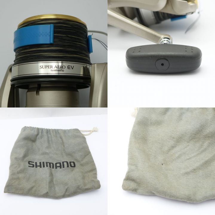 SHIMANO シマノ リール SUPER AERO EV 替えスプール付 - 中古