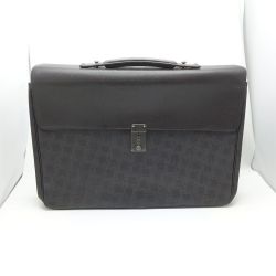 ◆◆ dunhill ダンヒル ビジネスバッグ ブラウン系 一部地域を除き送料無料 Bランク
