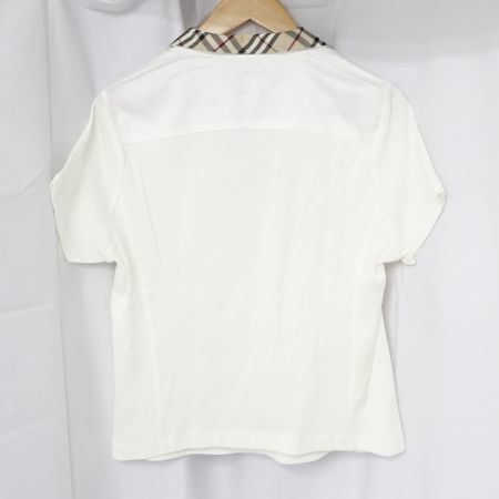  BURBERRY LONDON バーバリーロンドン ポロシャツ　綿100％　 FAB77-362-01 ホワイト 【送料無料】