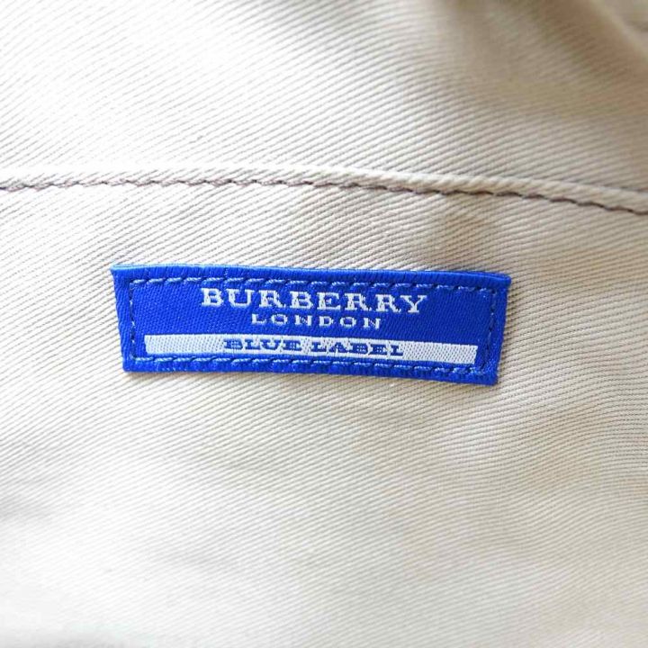 BURBERRY BLUE LABEL ハンドバッグ　キャンパス生地 BURBERRY BLUE LABEL ハンドバッグ キャンパス生地 BURBERRY