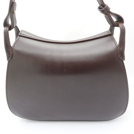  ITAGAKI 鞍ショルダー　バッグ ブラウン 一部地域を除き送料無料