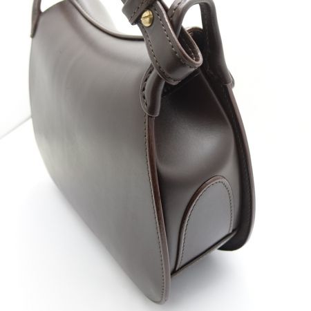  ITAGAKI 鞍ショルダー　バッグ ブラウン 一部地域を除き送料無料