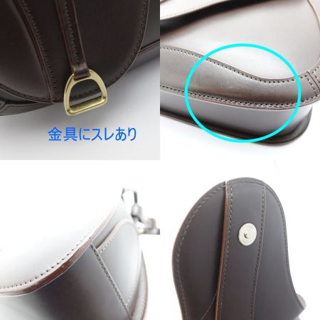  ITAGAKI 鞍ショルダー　バッグ ブラウン 一部地域を除き送料無料