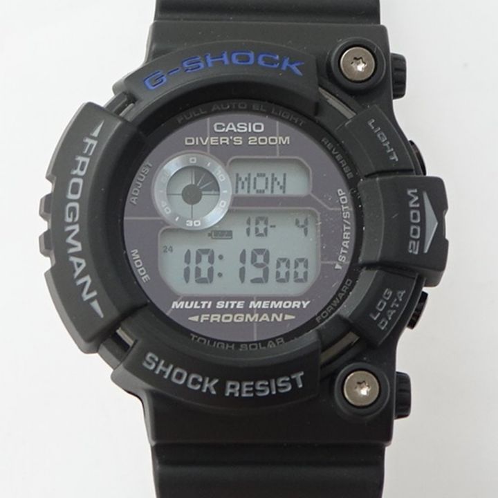 CASIO カシオ G-SHOCK 25周年限定モデル FROGMAN フロッグマン GW-225C ブラック  一部地域を除き送料無料｜中古｜なんでもリサイクルビッグバン