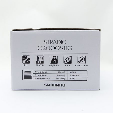  SHIMANO シマノ スピニングリール 19 STRADIC C2000SHG 【一部地域を除き送料無料】