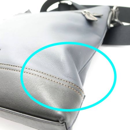  COACH コーチ グラハム フラット クロスボディー ショルダーバッグ F72514 ネイビー