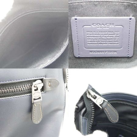  COACH コーチ グラハム フラット クロスボディー ショルダーバッグ F72514 ネイビー