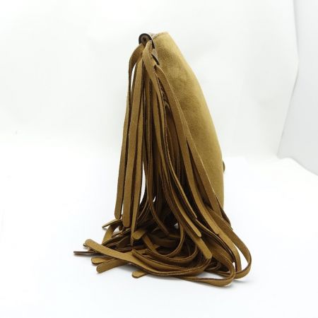  COACH コーチ フリンジクラッチバッグ 86840 ブラウン