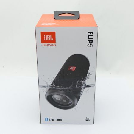  JBL ジェー・ビー・エル FLIP 5 WATERPROOF PORTABLE BLUETOOTH スピーカー ブラック 一部地域を除き送料無料
