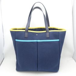 ◆◆ Ron Herman/ ANYA HINDMARCHコロボ コラボ　トートバッグ ネイビー Bランク