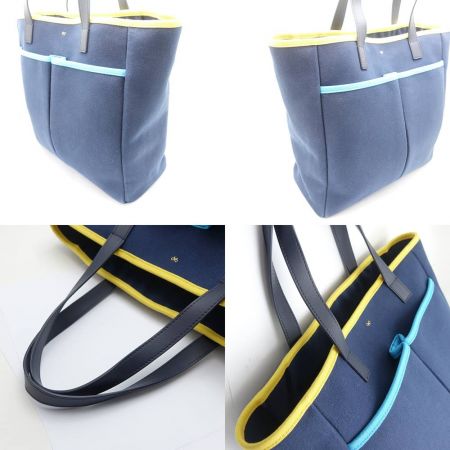  Ron Herman/ ANYA HINDMARCHコロボ コラボ　トートバッグ ネイビー