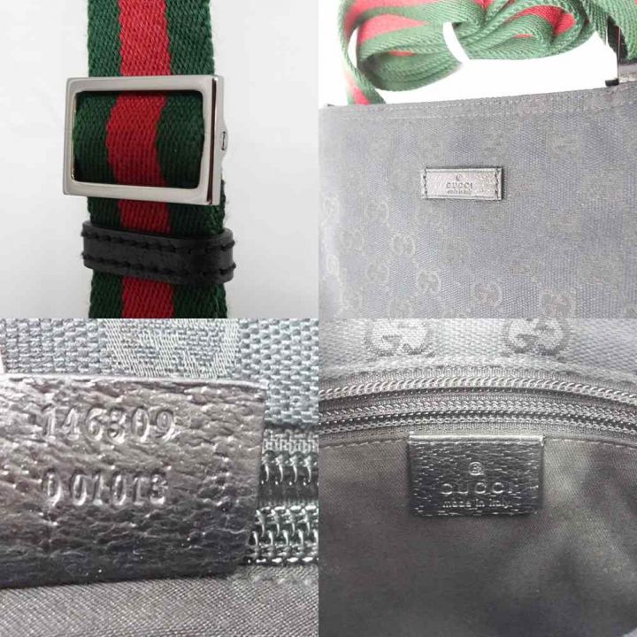 GUCCI グッチ ショルダーバッグ GGキャンバス シェリーライン 146309