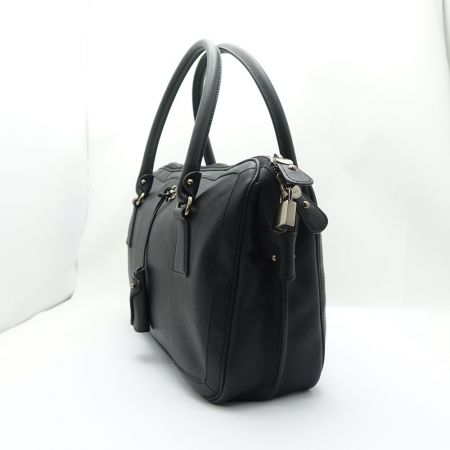  Ferragamo フェラガモ ダブルガンチーニ　ミニボストン　ハンドバッグ DH-21 B102 ブラック