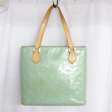  LOUIS VUITTON ルイヴィトン ヴェルニ　ヒューストン　ハンドバッグ M91303 ペパーミント 一部地域を除き送料無料
