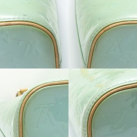  LOUIS VUITTON ルイヴィトン ヴェルニ　ヒューストン　ハンドバッグ M91303 ペパーミント 一部地域を除き送料無料