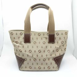 ◆◆ HUNTING WORLD ハンティングワールド モノグラム　トートバッグ ブラウン Bランク