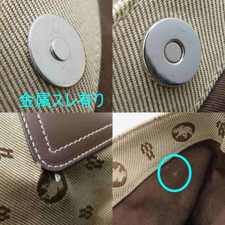  HUNTING WORLD ハンティングワールド モノグラム　トートバッグ ブラウン