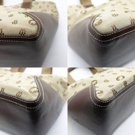  HUNTING WORLD ハンティングワールド モノグラム　トートバッグ ブラウン